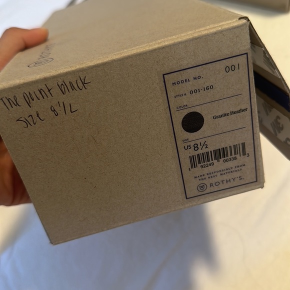 NWT Rothy’s Granite Heather Flats - Picture 9 of 10